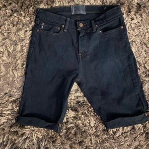 Blue Denim Abercrombie Shorts
